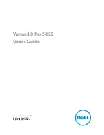 Dell Venue 10 Pro 5056 User Manual preview