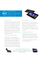 Preview for 1 page of Dell Venue 11 Pro Specifications