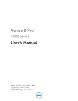 Dell Venue 3845 Pro User Manual предпросмотр