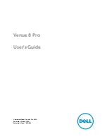 Dell Venue 8 Pro 5855 User Manual предпросмотр