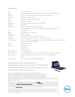 Preview for 2 page of Dell Venue 8 Pro Specifications