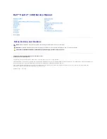 Preview for 1 page of Dell Vostro 1200 Service Manual
