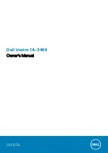 Dell Vostro 14-3468 Owner'S Manual preview