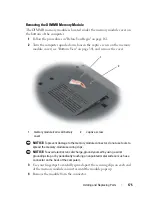 Preview for 175 page of Dell Vostro 1500 Owner'S Manual