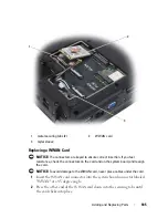 Preview for 185 page of Dell Vostro 1500 Owner'S Manual