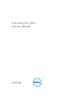 Dell Vostro 20-3055 Owner'S Manual preview