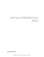 Предварительный просмотр 1 страницы Dell Vostro 220 - Vostro 220 Slim Desktop Computer Service Manual