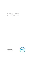 Preview for 1 page of Dell Vostro 3650 Owner'S Manual