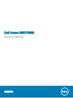 Dell Vostro 3660 Owner'S Manual preview