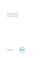 Dell Vostro 3901 Owner'S Manual preview