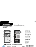 Preview for 1 page of Dell Vostro 460 Setup & Features Manual