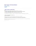 Preview for 1 page of Dell Vostro V13 Service Manual