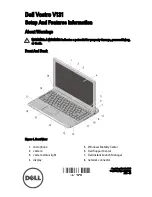 Preview for 1 page of Dell Vostro V131 Setup And Features Information