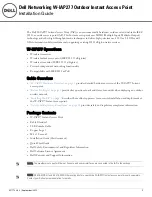 Preview for 1 page of Dell W-IAP277 Installation Manual