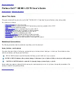 Preview for 2 page of Dell W2300 User Manual