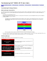 Preview for 8 page of Dell W2300 User Manual