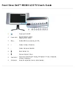 Preview for 33 page of Dell W2300 User Manual