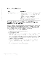 Preview for 36 page of Dell W2306C Owner'S Manual