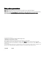 Preview for 62 page of Dell W2306C Owner'S Manual