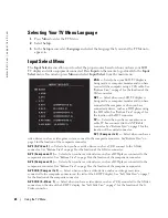 Preview for 24 page of Dell W2606C Owner'S Manual