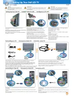 Dell W3000 TV Setting-Up Manual preview