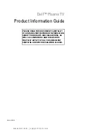 Preview for 3 page of Dell W4200 Product Information Manual