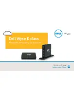 Preview for 1 page of Dell Wyse E01 Quick Manual