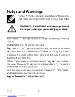 Предварительный просмотр 2 страницы Dell XCD35 User Manual