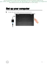 Preview for 5 page of Dell XPS 13 Convertible Setup And Speci?Cations