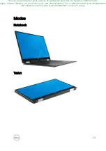 Preview for 13 page of Dell XPS 13 Convertible Setup And Speci?Cations