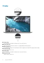 Preview for 8 page of Dell XPS 15 9500 Setup And Specifications