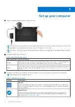 Предварительный просмотр 4 страницы Dell XPS 15 Setup And Specifications