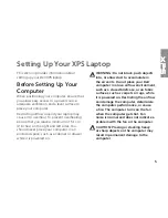 Preview for 7 page of Dell XPS 15z Setup Manual