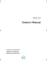 Preview for 1 page of Dell XPS 27 Owner'S Manual