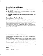 Preview for 2 page of Dell XPS 430 Quick Reference Manual