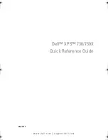 Dell XPS 730 Quick Reference Manual предпросмотр