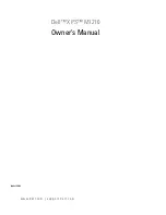 Dell XPS M1210 Owner'S Manual preview