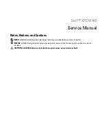 Preview for 1 page of Dell XPS M140 Service Manual