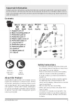 Preview for 2 page of dellonda DH27 User Manual