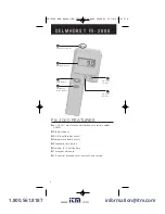 Предварительный просмотр 3 страницы Delmhorst 50406Q5 Owner'S Manual