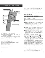 Preview for 3 page of Delmhorst BD-2100 Owner'S Manual