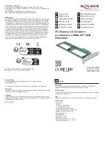 Preview for 1 page of DeLOCK 90091 User Manual