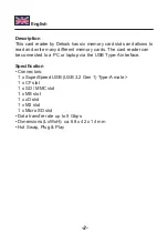 Preview for 2 page of DeLOCK 91758 User Manual