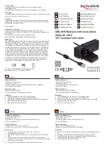 Preview for 1 page of DeLOCK 96400 User Manual