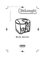 Preview for 1 page of DeLonghi 5725110000 F350 Instructions Manual