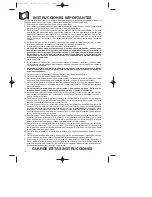 Preview for 10 page of DeLonghi 6507L Important Instructions Manual