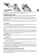 Preview for 25 page of DeLonghi Ariete Espresso Barista Specialista Mini 1324 Manual