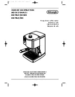 DeLonghi BAR 12 Owner'S Instruction Manual preview