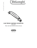 DeLonghi BBH200 Instructions Manual предпросмотр