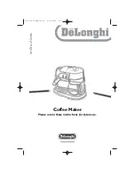 Preview for 1 page of DeLonghi BCO120 Instructions Manual